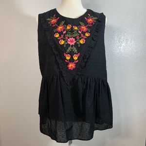 Time and Tru Black Tank